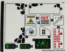 Наклейки К Набору Лего 70631 - (36937/6214568)
