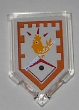 Деталь Лего Плитка Модифицированная 2 х 3 Пятиугольная С Рисунком Цвет Прозрачный