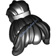 Деталь Лего Парик Женский Цвет Черный