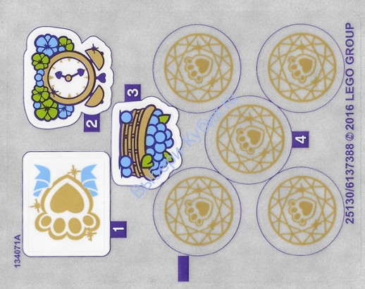 Наклейки К Набору Лего 41142 - (25130/6137388)