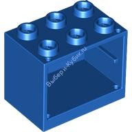 Деталь Лего Каркас Шкафа 2 х 3 х 2 Цвет Синий