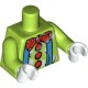 Деталь Лего Торс С Рисунком Цвет Лайм