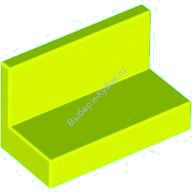 Деталь Лего Панель 1 х 2 х 1 С Закругленными Углами Цвет Лайм