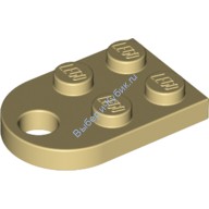 Деталь Лего Пластина 3 х 2 С Отверстием Цвет Песочный