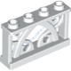 Деталь Лего Забор Декоративный 1 Х 4 Х 2 С 4 Штырьками Цвет Белый