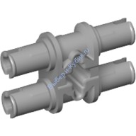 Деталь Лего Техник Пин Длинный Двойной Цвет Светло-Серый