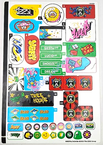 Наклейки К Набору Лего 71461 - (10102954/6434186)