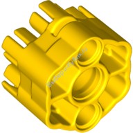 Деталь Лего Барабан Скорострельного Оружия Под Шесть Патрон Цвет Желтый
