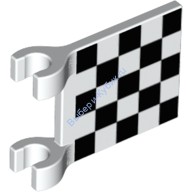 Деталь Лего Флаг 2 х 2 Квадратный С Рисунком Цвет Белый