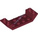 Деталь Лего Скос Перевернутый 45 6 х 2 Двойной С 2 х 4 Вырезом Цвет Темно-Красный