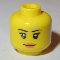 Деталь Лего Голова Минифигурки Женская Цвет Желтый