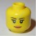 Деталь Лего Голова Минифигурки Женская Цвет Желтый