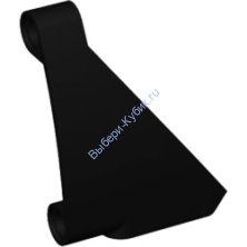 Деталь Лего Техник Панель Изогнутая #63 5 x 4 Левая Цвет Черный