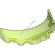 Деталь Лего Лобовое Стекло 3 х 6 х 1 Изогнутое Цвет Прозрачно-Ярко-Зеленый