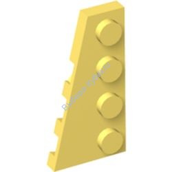 Деталь Лего Пластина Клин 4 х 2 Левая Цвет Ярко-Светло-Желтый