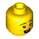 Деталь Лего Голова Минифигурки Женская Цвет Желтый