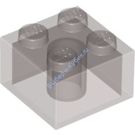 Деталь Лего Кубик 2 х 2 Цвет Прозрачно-Коричневый