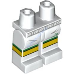 Деталь Лего Ноги С Рисунком Цвет Белый