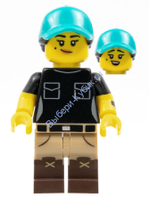 Минифигурка Лего -  Birdwatcher, Series 22 (Только минифигурка без подставки и аксессуаров) col394