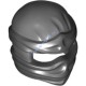 Деталь Лего Шлем С Черной Повязкой Цвет Темно-Серый