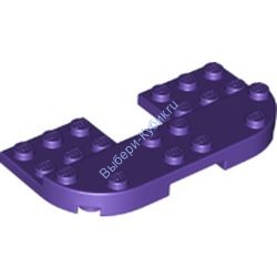 Деталь Лего Пластина 4 x 8 x 2/3 С Вырезом 2 x 8 И 2 x 2 Цвет Темно-Фиолетовый