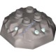 Деталь Лего Камень / Кристалл 4 х 4 Верхняя Часть Цвет Перламутрово-Светло-Серый