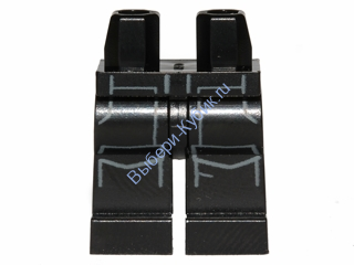 Деталь Лего Ноги С Рисунком Цвет Черный