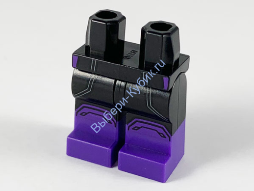 Деталь Лего Ноги С Рисунком Цвет Черный