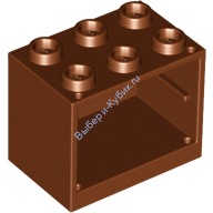 Деталь Лего Каркас Шкафа 2 х 3 х 2 Цвет Коричневый