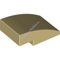 Деталь Лего Скос Изогнутый 3 х 2 Без Штырьков Цвет Песочный