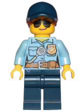 Минифигурка Лего Сити - Женщина-полицейский,