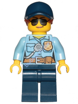 Минифигурка Лего Сити - Женщина-полицейский,
