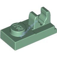 Деталь Лего Пластина 1 х 2 С Защелкой Сверху Цвет Песочно-Зеленый