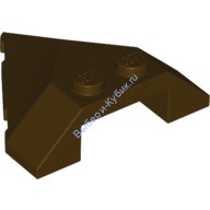 Деталь Лего Клин 4 х 4 Заостренный Цвет Темно-Коричневый