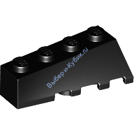 Деталь Лего Клин 4 х 2 Скошенный Левый Цвет Черный