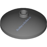 Деталь Лего Тарелка 3 х 3 Перевернутая Цвет Темно-Серый