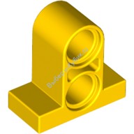 Деталь Лего Техник Пин Коннектор На Плате 1 х 2 х 1 2/3 С 2 Отверстиями Цвет Желтый