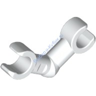 Деталь Лего Рука Скелета Изогнутая С Горизонтальной Защелкой Цвет Белый