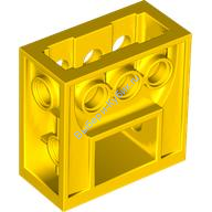 Деталь Лего Техник Коробка Передач Для Червячной Шестерни 2 х 4 х 3 1/3 Цвет Желтый