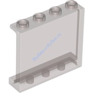 Деталь Лего Панель 1 х 4 х 3 С Боковыми Усилителями - Полые Штырьки Цвет Прозрачно-Коричневый