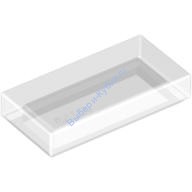 Деталь Лего Плитка 1 х 2 С Желобком Цвет Прозрачный