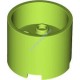 Деталь Лего Кубик Круглый 3 x 3 x 2 с Утопленным Центром и Осевым Отверстием Цвет Лайм