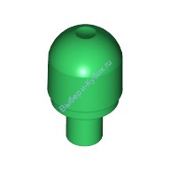 Деталь Лего Крышка Фонарика С Внутренним Стержнем / Глаз Бионикл Barraki Цвет Зеленый