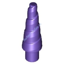 Деталь Лего Рог Единорога Цвет Темно-Фиолетовый