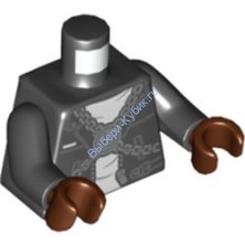 Деталь Лего Торс С Рисунком Цвет Черный
