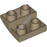 Деталь Лего Кубик Закругленный 2 х 2 Перевернутый Цвет Темно-Песочный