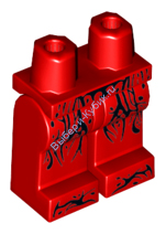 Деталь Лего Ноги   Цвет Красный 
