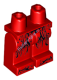 Деталь Лего Ноги   Цвет Красный