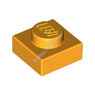 Деталь Лего Пластина 1 х 1 Цвет Ярко-Светло-Оранжевый