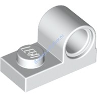 Деталь Лего Пластина 1 х 2 С Пин Отверстием Сверху Цвет Белый